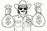 Cowboy Sheriff Cash